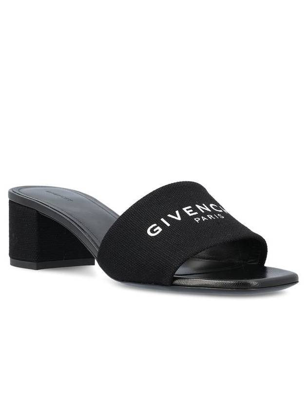 4G Canvas Mule Heel Black - GIVENCHY - BALAAN 3