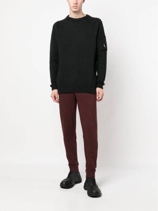 Lens Wappen Patch Knit Top Black - CP COMPANY - BALAAN 5