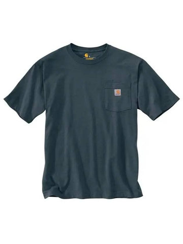 Pocket Short Sleeve T Shirt Bluestone K87 BLS - CARHARTT - BALAAN 1