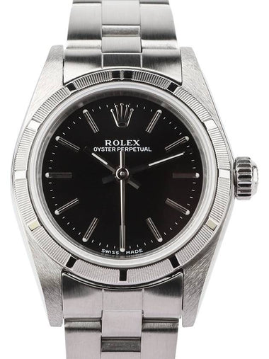 76030 Oyster Perpetual Bindex Black Dial Women s Watch33517 - ROLEX - BALAAN 1