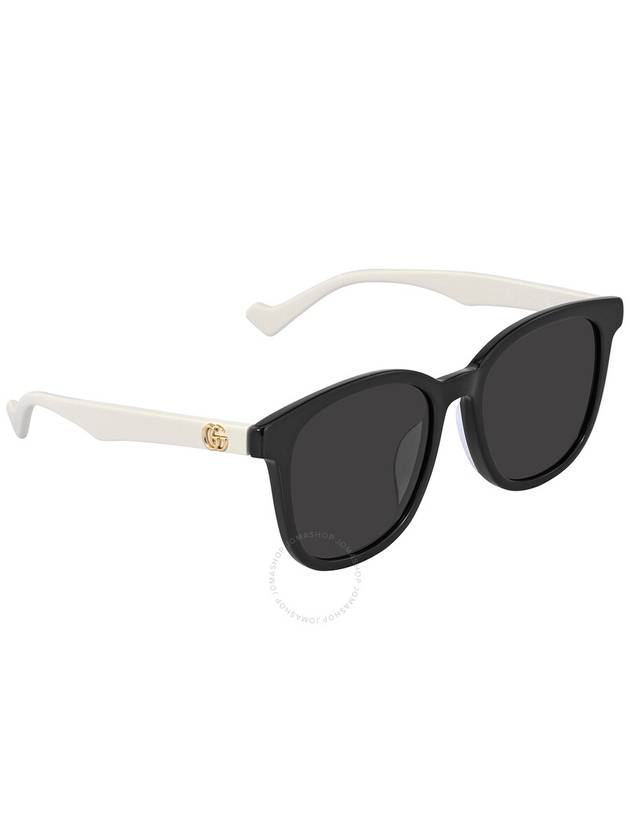 Eyewear Square Horn-Rim Sunglasses Black - GUCCI - BALAAN 4