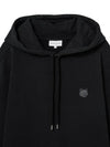 Bold Fox Head Patch Oversize Hoodie Black - MAISON KITSUNE - BALAAN 8