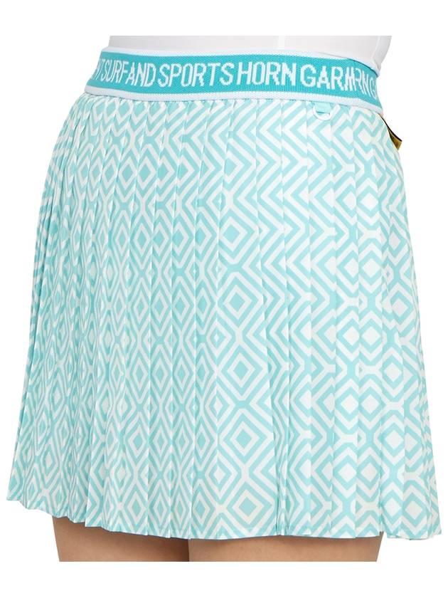 Women's Mini Pleated Skirt Mint - HORN GARMENT - BALAAN 9