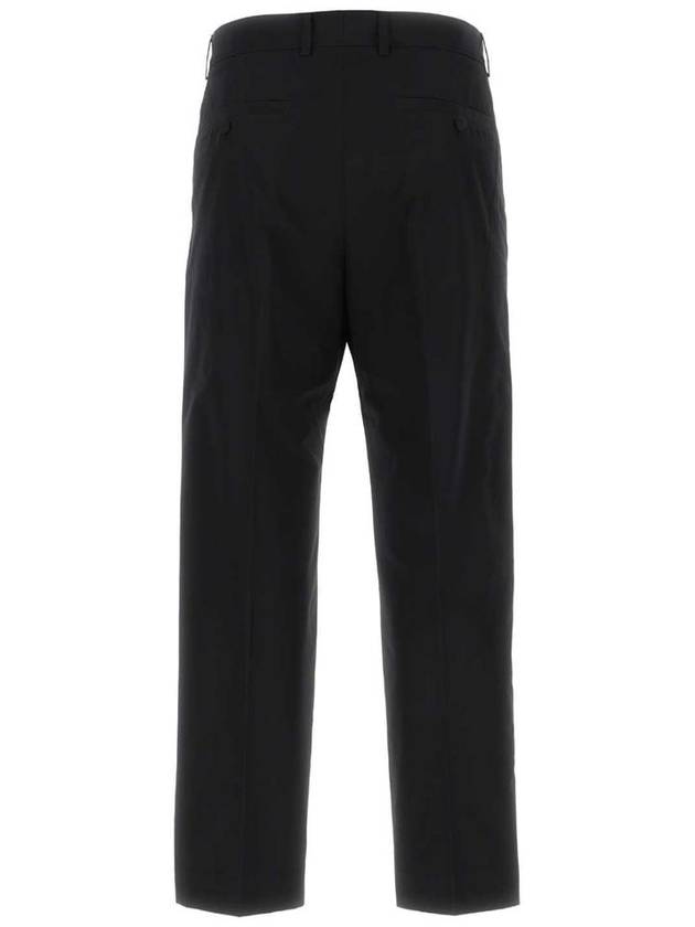 Men's Cotton Poplin Cropped Straight Pants Black - GUCCI - BALAAN 3