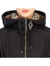 Nylon Lightweight Hooded Jacket Black - BURBERRY - BALAAN 8