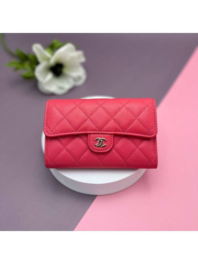 Classic gold caviar medium wallet red AP0232 - CHANEL - BALAAN 2