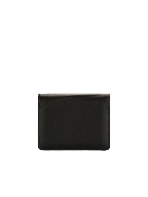 DG logo leather halfwallet black - DOLCE&GABBANA - BALAAN 3