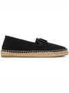 V Logo Stud Espadrilles Shoes Black - VALENTINO - BALAAN 2