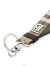 Monogram Motif Check Key Holder Beige - BURBERRY - BALAAN 7