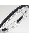 Monogram Swirl Bracelet Silver Black - LOUIS VUITTON - BALAAN 4