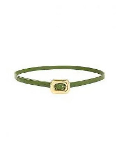 Gold Buckle Leather Belt Green - BOTTEGA VENETA - BALAAN 2