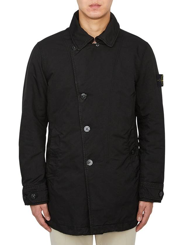 David TC Padding Jacket Black - STONE ISLAND - BALAAN 2