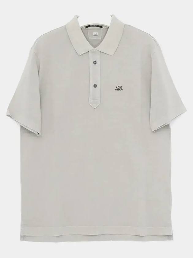 1020 Jersey Polo Shirt Grey - CP COMPANY - BALAAN 4