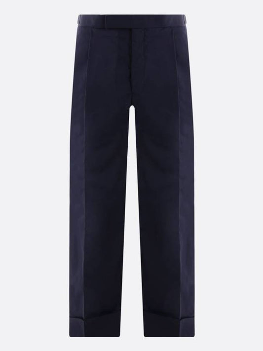 Typewriter Fit 5 Slacks Blue - THOM BROWNE - BALAAN 2