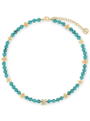 My LV Pearl Necklace Turquoise - LOUIS VUITTON - BALAAN 1