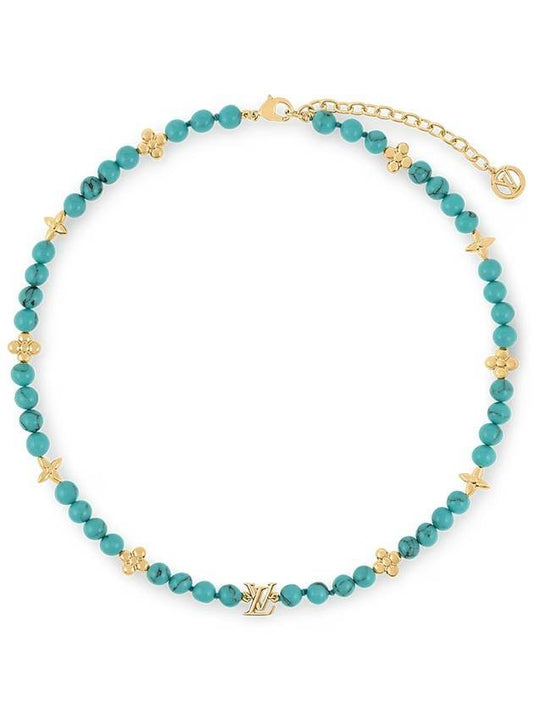 My LV Pearl Necklace Turquoise - LOUIS VUITTON - BALAAN 2