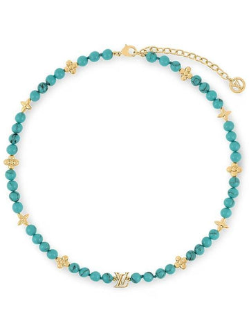 My LV Pearl Necklace Turquoise - LOUIS VUITTON - BALAAN 1