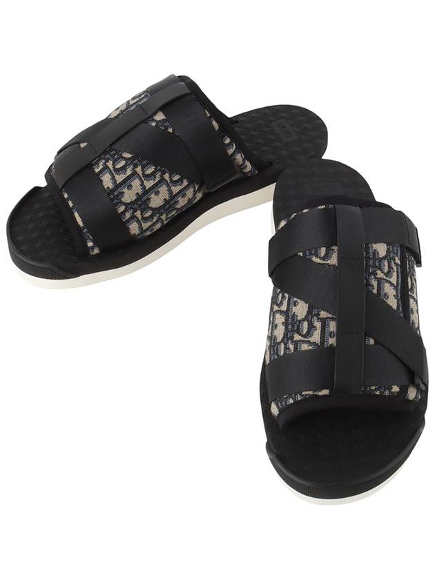 3SA081YXV Oblique Jacquard Sandal Slippers Size 4233608Y 2 - DIOR - BALAAN 3