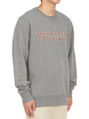 Embroidery Lettering Cotton Sweatshirt Grey - GOLDEN GOOSE - BALAAN 6