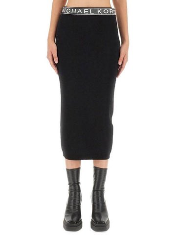 Michael Kors Midi Skirt - MICHAEL KORS - BALAAN 1