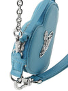 ORB Heart Chain Leather Cross Bag Blue - VIVIENNE WESTWOOD - BALAAN 8