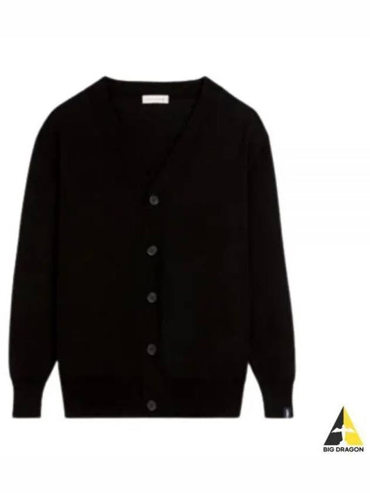 COTTON CARDIGAN KNP0041 KN0175 black - MACKINTOSH - BALAAN 1