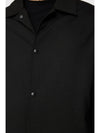 Men's Celian Coach Over Long Sleeve Shirt Black - J.LINDEBERG - BALAAN 3