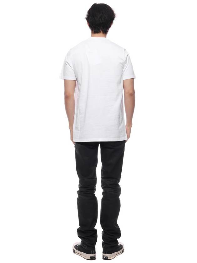 Heart Logo Short Sleeve T-Shirt White - MONCLER - BALAAN 6