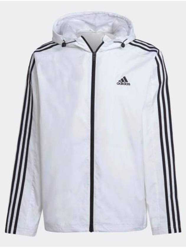 Essentials 3S Woven Windbreaker White - ADIDAS - BALAAN 2