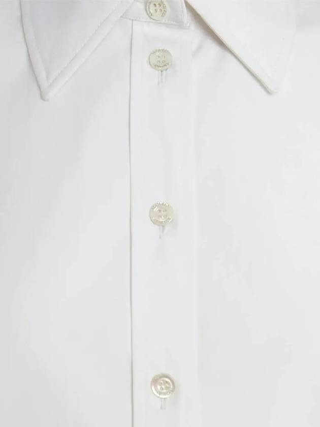 Women's Cocoon Sleeve Shirt Optical White - ALEXANDER MCQUEEN - BALAAN 6