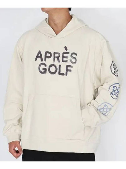 Après Golf Unisex Oversized French Terry Hoodie Beige - G/FORE - BALAAN 2