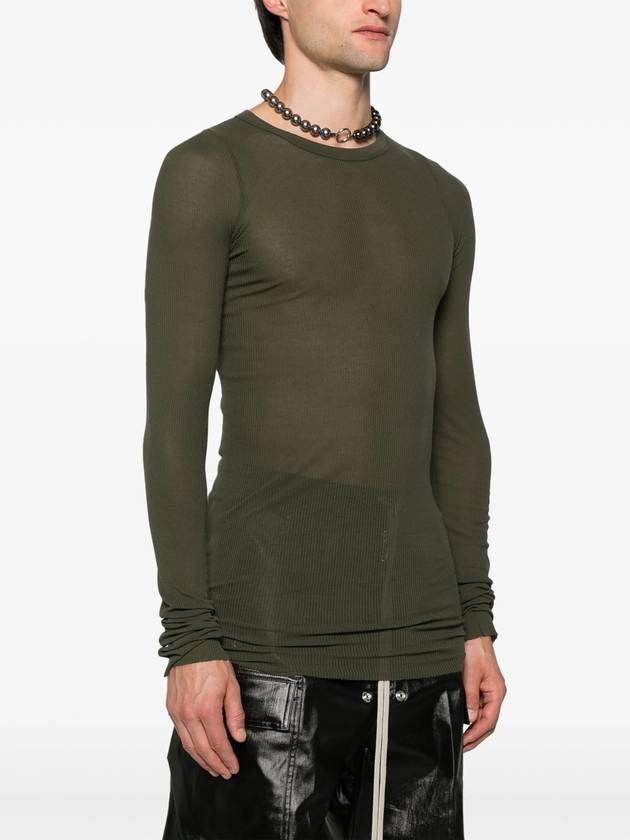 Rib fine-ribbed T-shirt - RICK OWENS - BALAAN 3