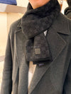 Neo Petit Damier Scarf Dark Grey - LOUIS VUITTON - BALAAN 3