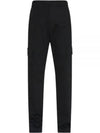 Stretch Gabardine Cargo Straight Pants Black - MONCLER - BALAAN 2