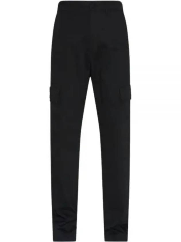 Stretch Gabardine Cargo Straight Pants Black - MONCLER - BALAAN 2