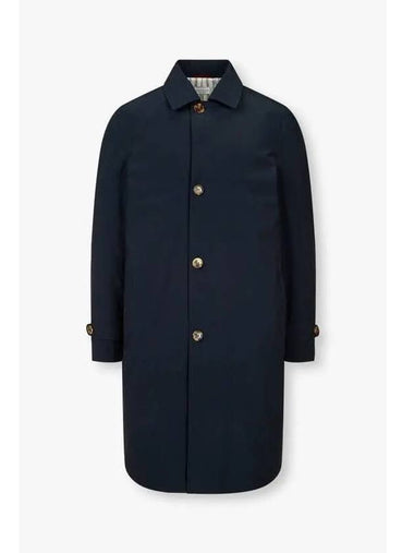 10 epoint men s soft button up mac coat navy - BRUNELLO CUCINELLI - BALAAN 1