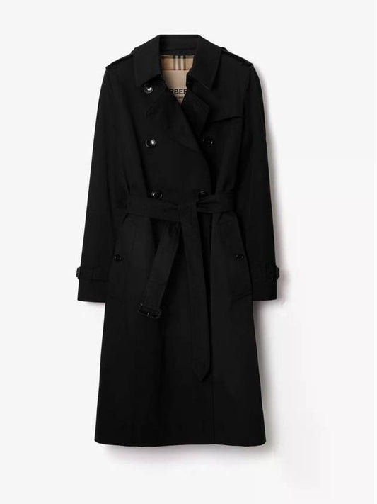 Kensington Trench Coat Black - BURBERRY - BALAAN 1