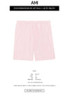 Pocket Heart Logo Swim Shorts Pale Pink - AMI - BALAAN 3