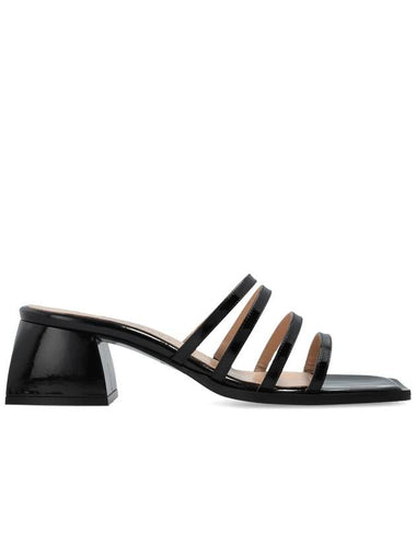 Nodaleto Heeled Mules, Women's, Black - NODALETO - BALAAN 1