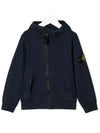 Kids Waffen Hood Zip Up Navy 701661442 V0020 - STONE ISLAND - BALAAN 2