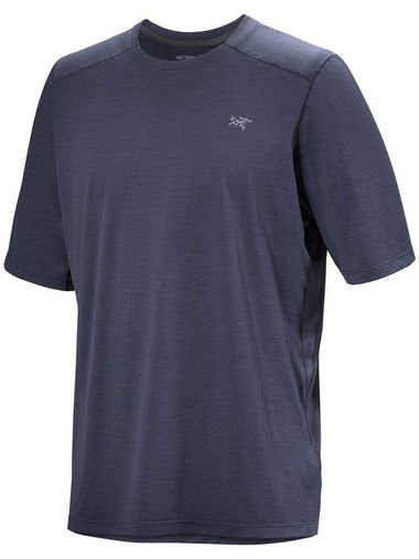 Cormac Crew Neck Short Sleeve T-Shirt Black Sapphire - ARC'TERYX - BALAAN 1