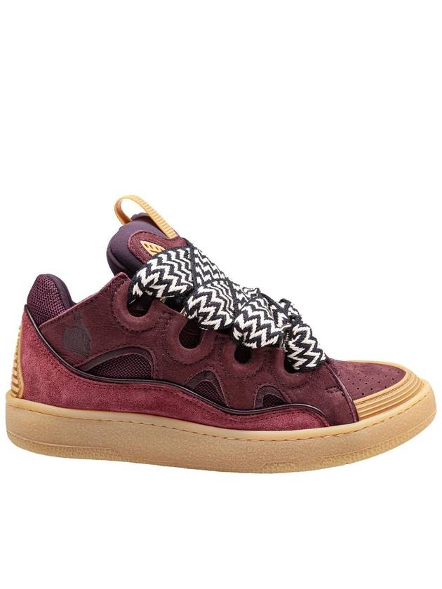 Lanvin Suede And Fabric Sneakers - LANVIN - BALAAN 1