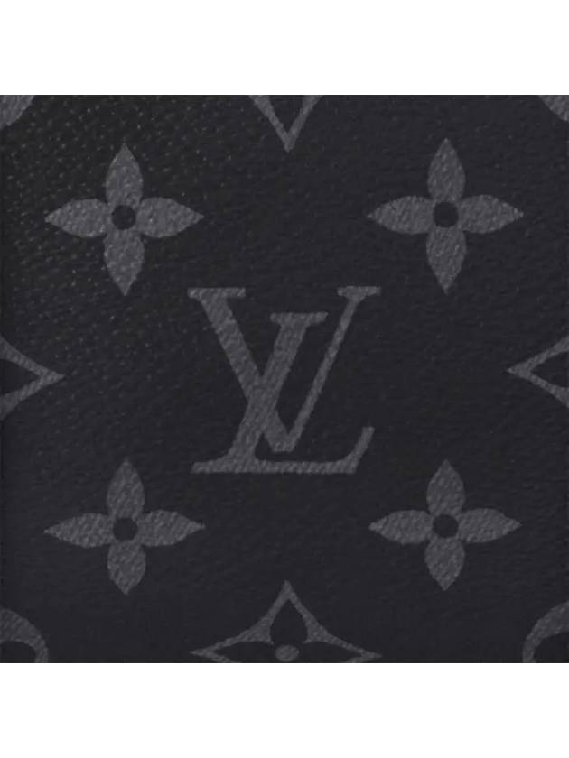 Keepall Bandouliere 35 Monogram Eclipse Duffel Bag Black - LOUIS VUITTON - BALAAN 7