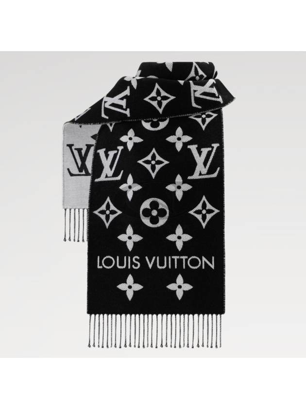 LV Essential Scarf Black - LOUIS VUITTON - BALAAN 6