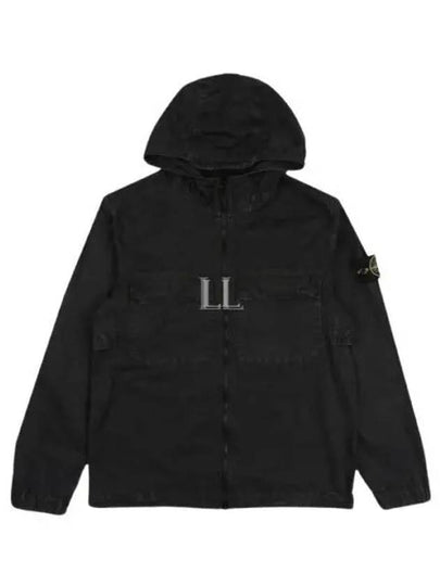 Wappen Old Effect Hooded Jacket Charcoal - STONE ISLAND - BALAAN 2