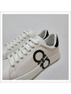 Number Gancini Low Top Sneakers White Black - SALVATORE FERRAGAMO - BALAAN 3