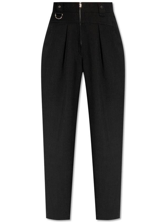 Iro ‘Maltine’ High-rise Trousers, Women's, Black - IRO - BALAAN 1