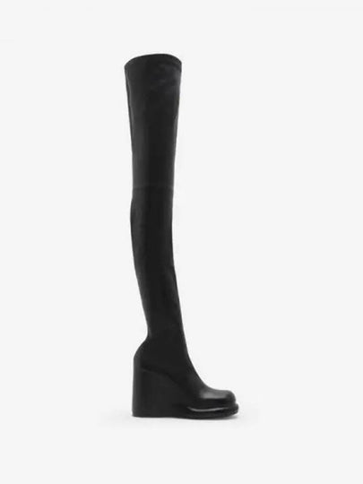 Leather pillar high boots 8097094 - BURBERRY - BALAAN 2