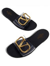 S0L42 ECG 0NO V logo sandals black - VALENTINO - BALAAN 5