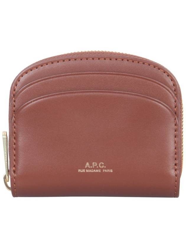 Half Moon Card Coin Wallet Brown - A.P.C. - BALAAN 2